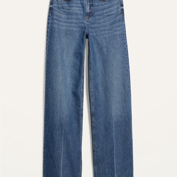 Old Navy Denim - Old Navy extra High Rise Sky High Wide Leg Women's Jeans